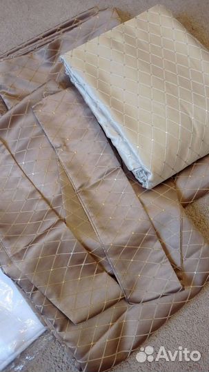 Шторы готовые 4м Турция, жаккард, новые шторы,тюль