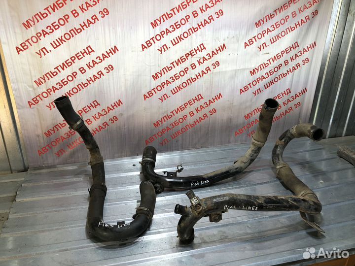 Патрубки шланги интеркулера Fiat Linea