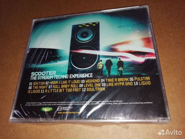 Scooter - Stadium Techno Experience Лицензия Новый