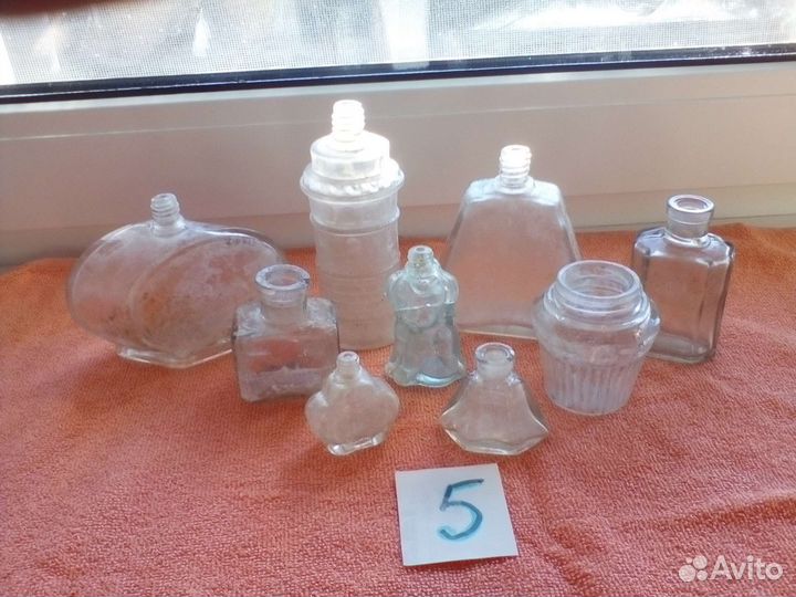 Пузырьки от парфюма, пузырьки к фестивалю 1958г