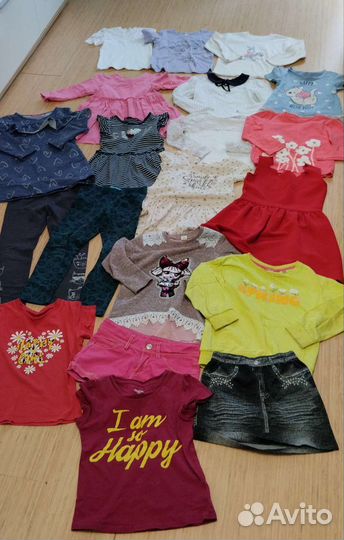 Пакет детских вещей на рост от 110-116