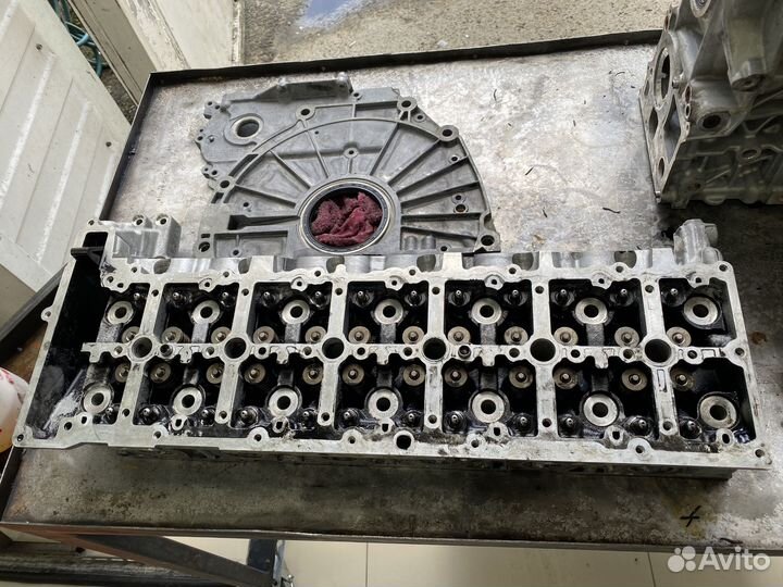 Головка блока цилиндров BMW N57D30B 4.0d гбц N57