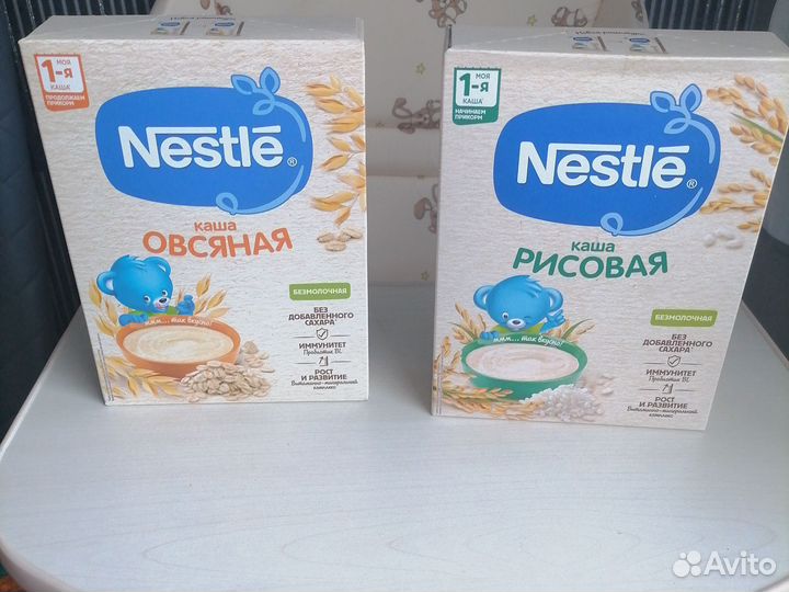 Детские каши безмолочные