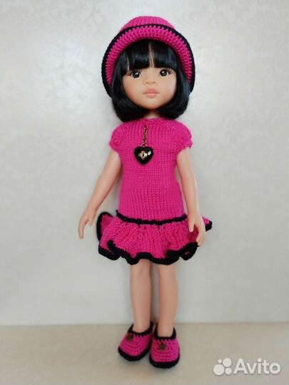 Вязаные комплекты одежды для кукол Паола Рейна