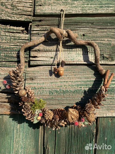 Декоративный венок светящийся