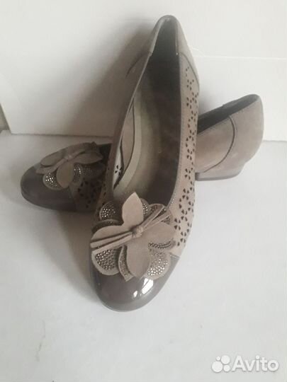 Туфли женские замшевые Германия 35,5