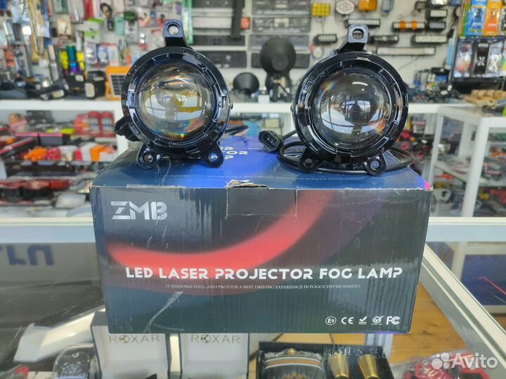 LED туманки птф линзы лада Приора, Газель некст