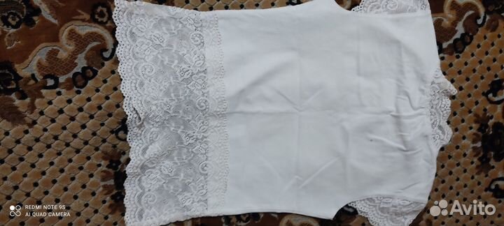 Блузка белая