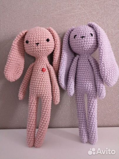 Зайки Амигуруми