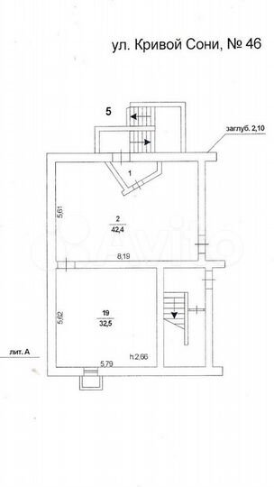 Помещение свободного назначения 77м2
