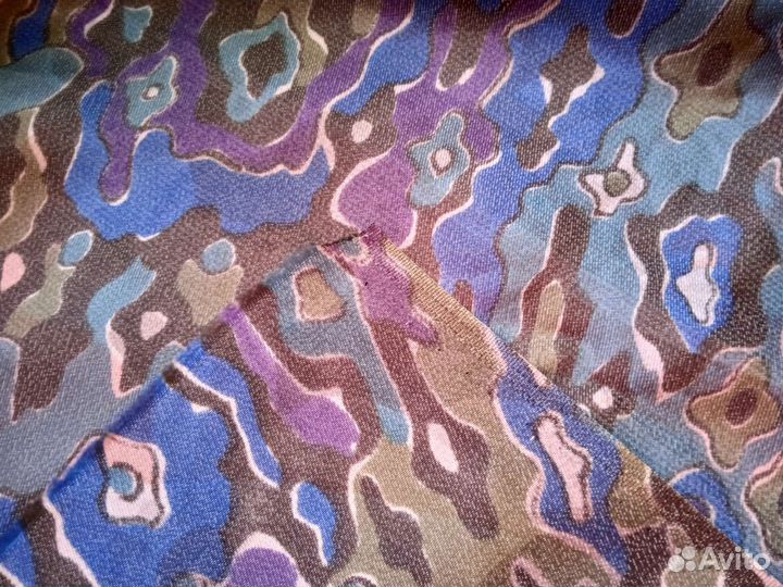 Ткань винтаж СССР искусственный шёлк