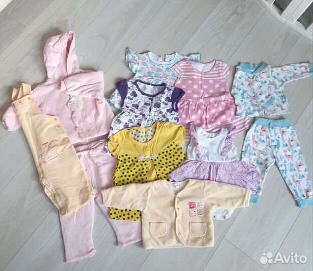 Детские вещи с рождения до 74 размера на девочку
