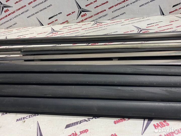Молдинги стекол w211 Mercedes