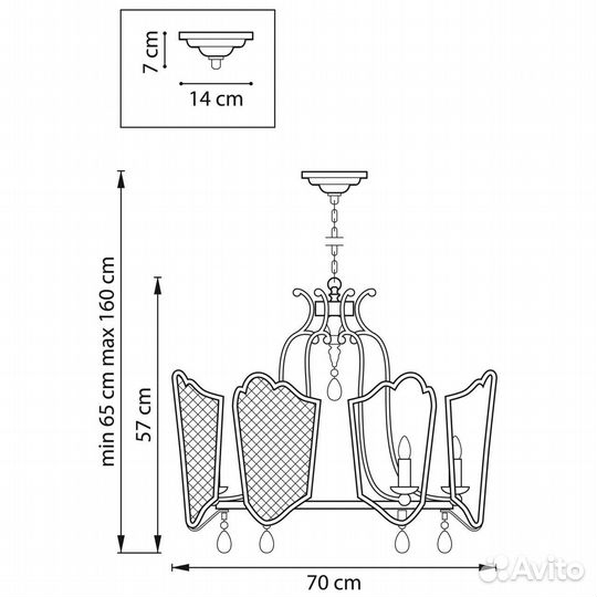 Люстра Lightstar Castello 