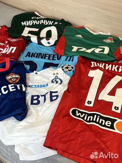 Игровые футболки футболистов