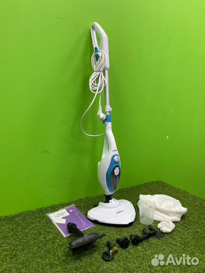 Паровая швабра kitfort kt-1004-1 white/blue