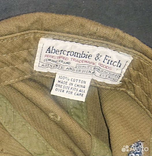 Бейсболка Abercrombie and Fitch, цвет зелёный