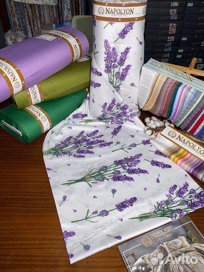 Ткань хлопок поплин сатин