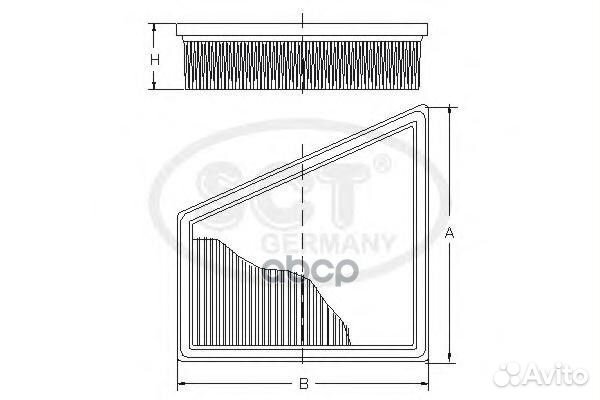 Фильтр салонный SA1172 SCT