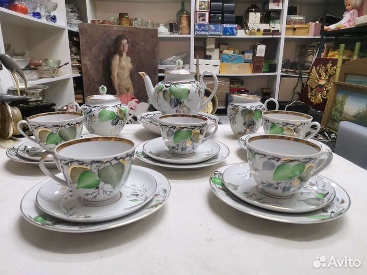 Сервиз чайный Берёзка лфз СССР 21 предмет (Ч)