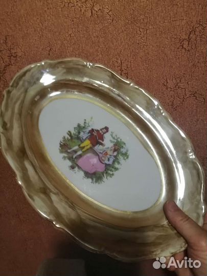 Блюдо фарфор пр Польша