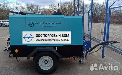 Компрессор винтовой дизельный ммз-пв10/1,0