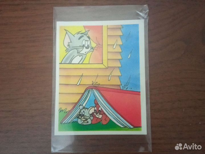 Наклейка из журнала Том и Джерри