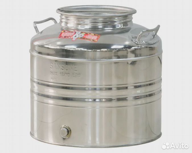 Традиционная бочка (бидон) 30 л с краном