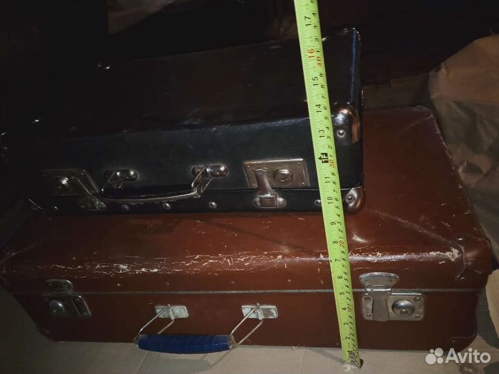 Ретро Портфель, чемоданы, корзины