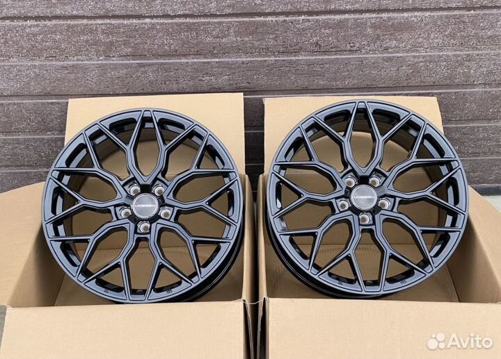 10Р Диски литые HF2 R20 5*108 Черный глянец