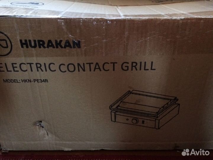 Гриль прижимной Hurakan новый
