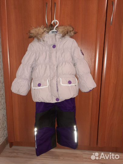 Пуховик зимний детский 104