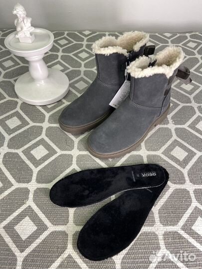 Ботинки детские для девочек Geox новые зимние