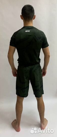 Комплект- (футболка и шорты) UFC Green