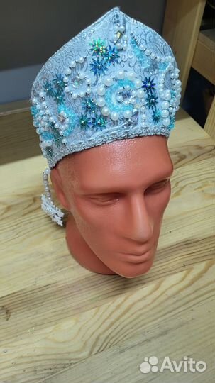 Кокошник снегурочки взрослый