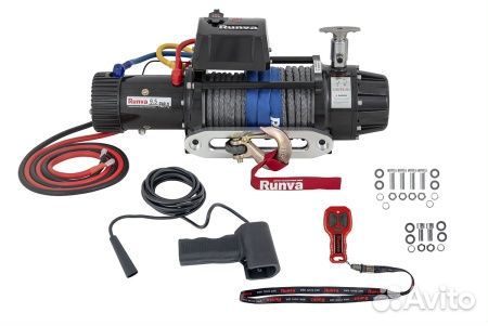Лебедка 12V Runva 9500lbs\4350кг EWB9500-Q-srmac