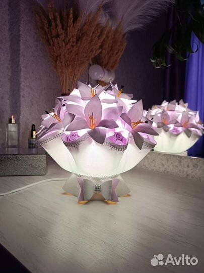 Букет- светильник