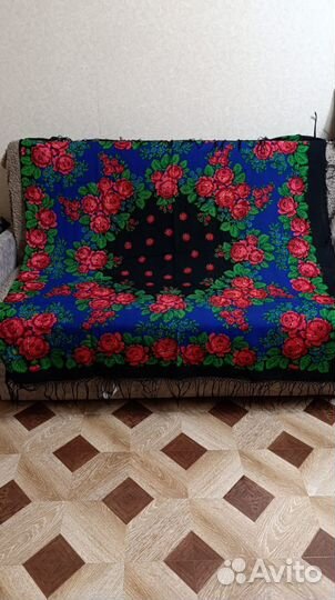 Павловопосадский платок шерсть