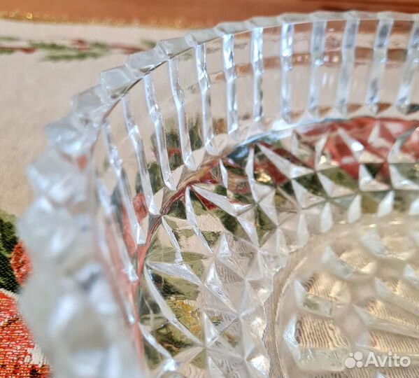 Салатница хрусталь