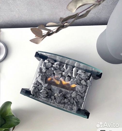 Био камин напольный
