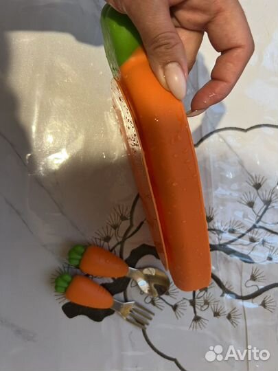 Силиконовая тарелка детская