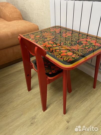 Детский стол и стул