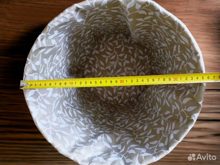 Корзина для белья для хранения складная бамбук