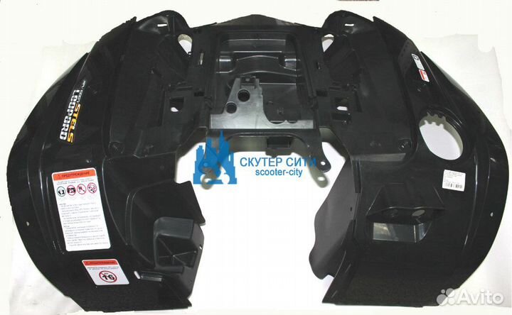 Облицовка передняя (крылья) черная Stels ATV600 Le