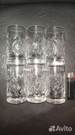 Стопки хрусталь СССР