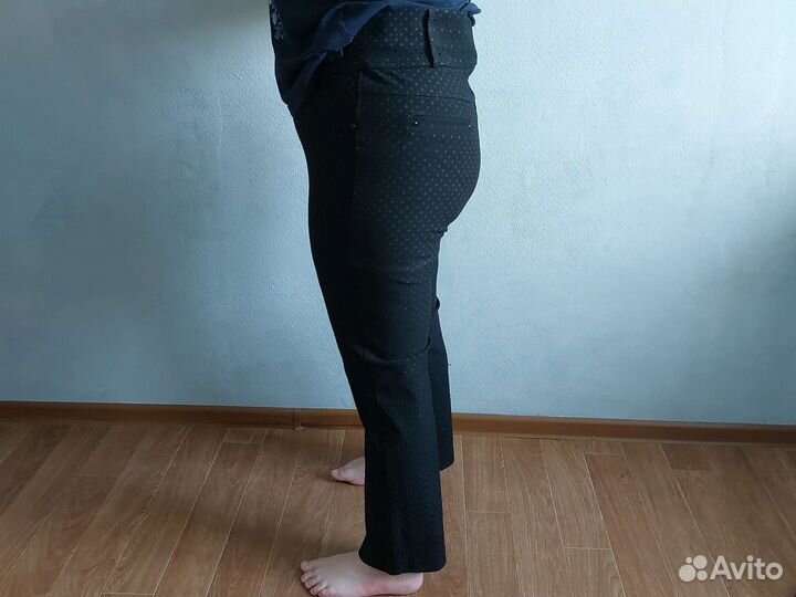 Брюки эластичные черные 52