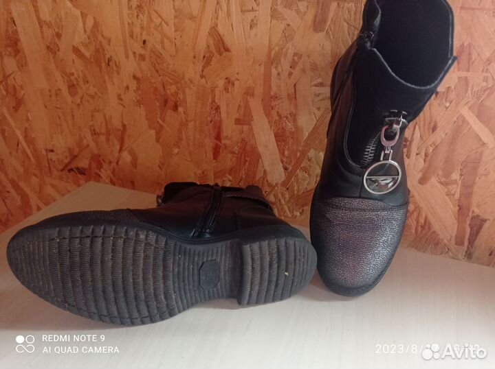 Ботинки демисезонные для девочки 36 размер