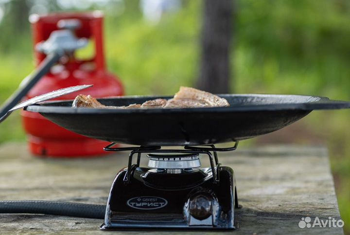 Плита газовая туристическая с баллоном