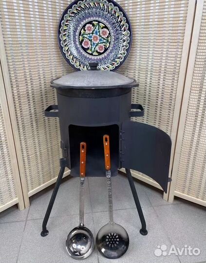 Казан 8 литров + печь