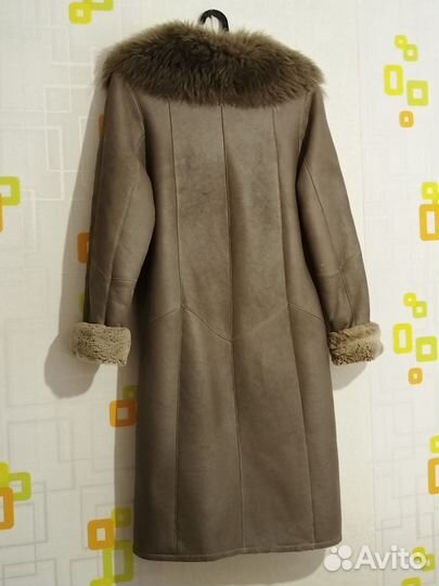 Дубленка натуральная женская, размер 46 - 48
